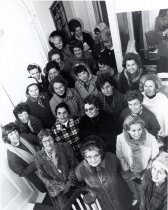 Shirley Baltz Leads Tour Guides on Tour of Belair Mansion 1971